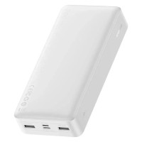 Універсальний Power Bank Baseus Bipow 20000 mAh 15W White PPDML  місткий портативний акумулятор з дисплеєм для смартфонів і гаджетів